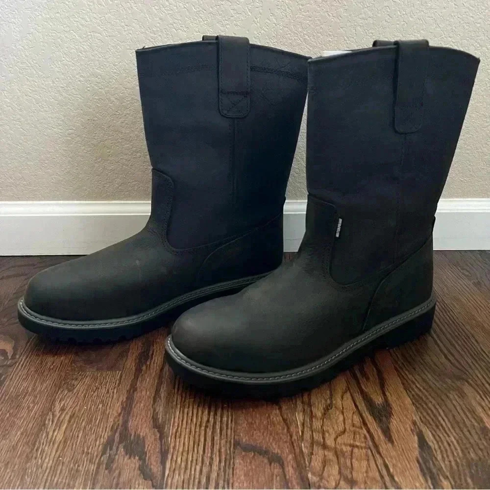 Wolverine Floorhand W10682 Waterproof Brown Leather Soft Toe Work Boots Sz 13